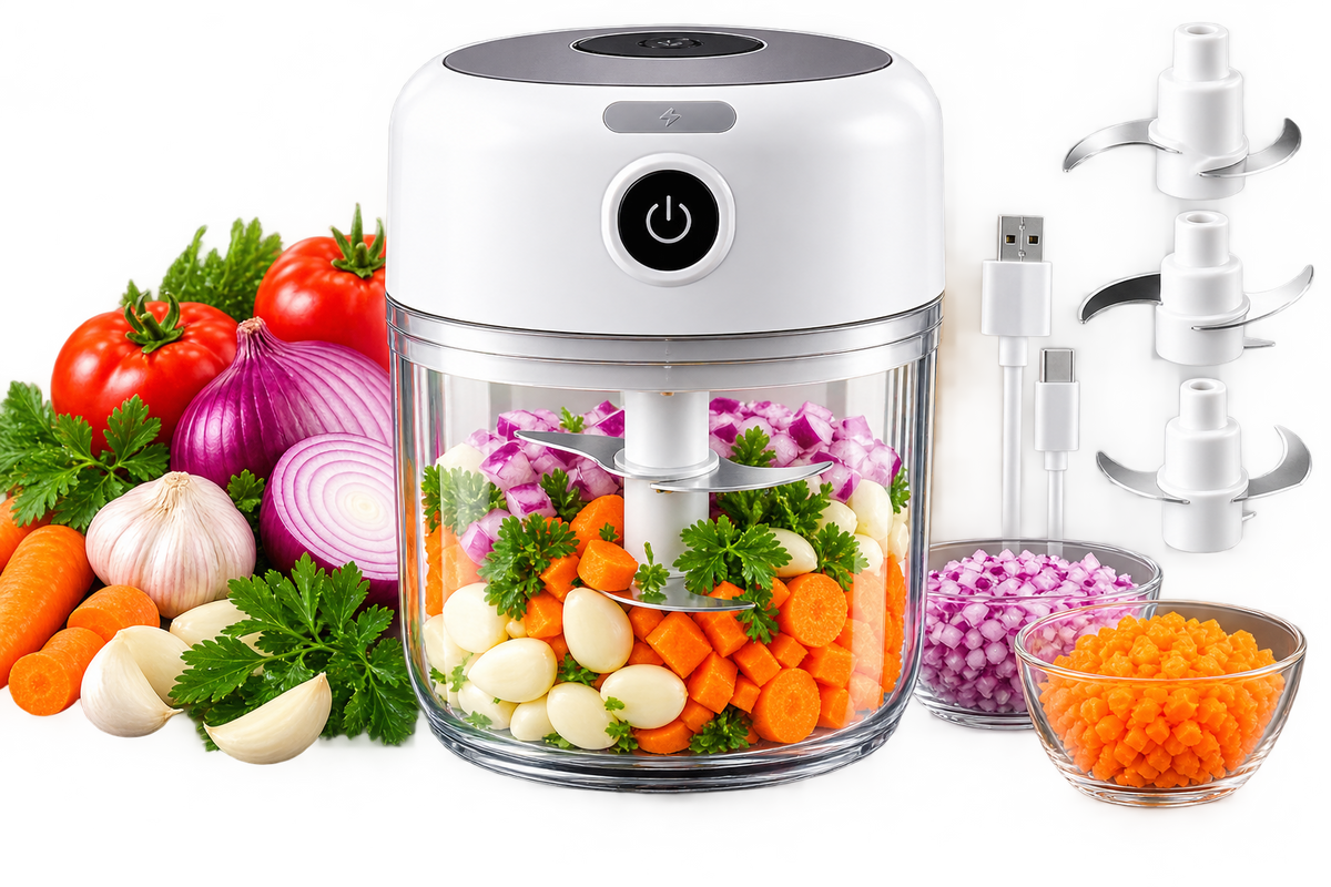 Mini electric food chopper