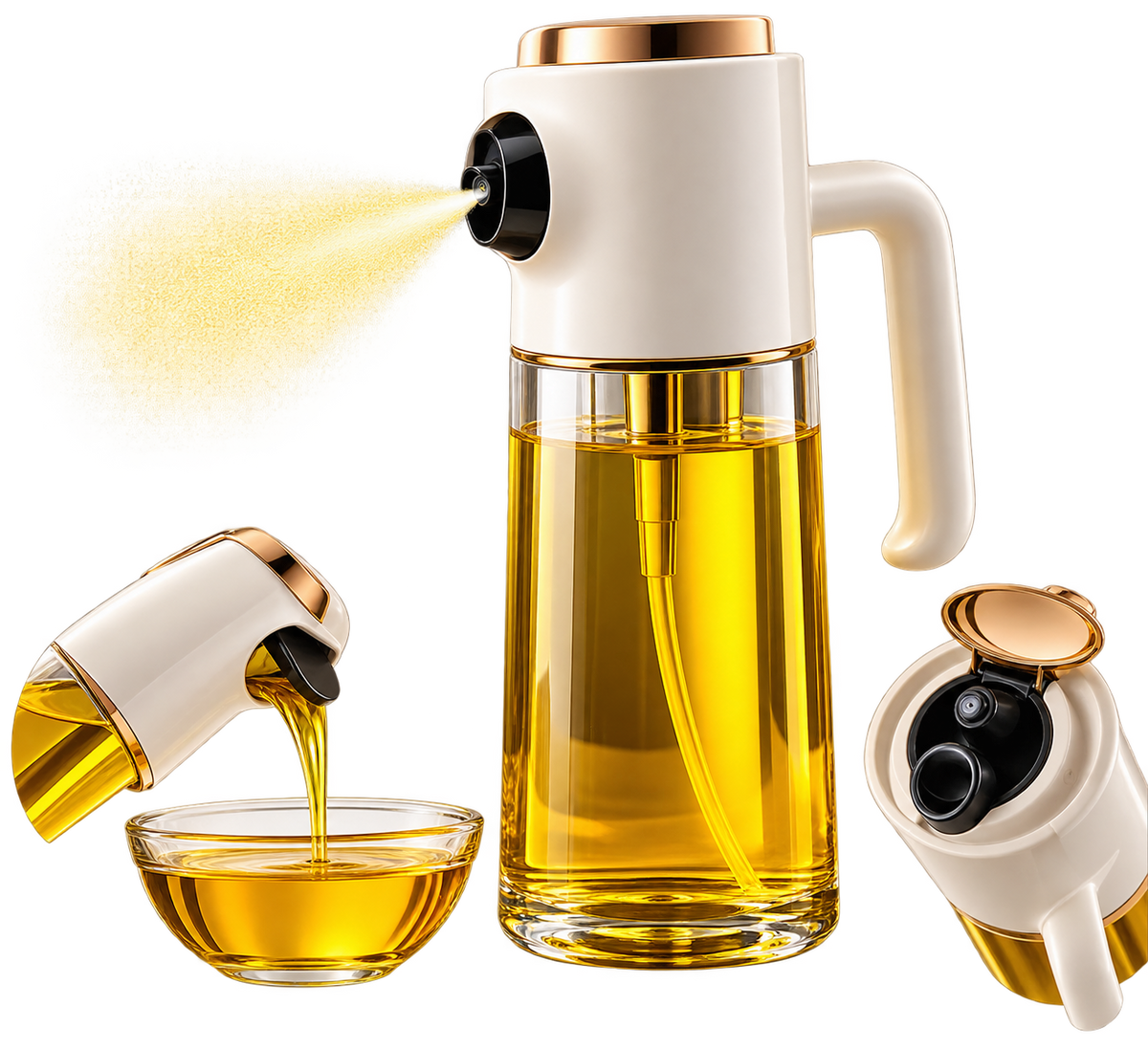 2-in-1 oil sprayer and pourer - clean product image
